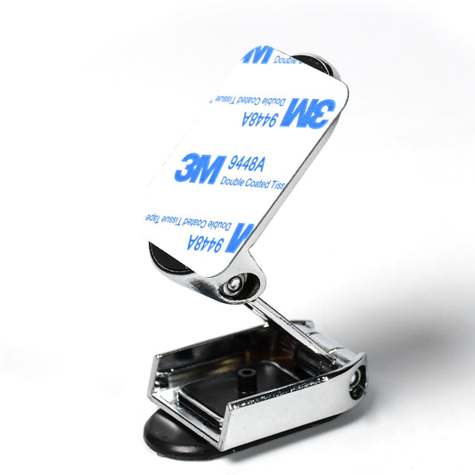 6102 360 Degree Rotating Magnetic Car Phone Holder Metal Folding Car Phone Holder New Alloy Folding Magnetic Car Phone Holder (Pack Of 1)