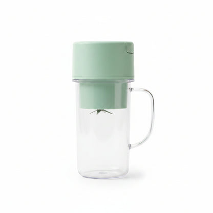Portable Electric Juicer Mixer Grinder With Handle (1 Pc 340 Ml)