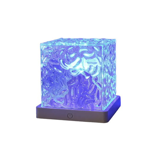 Dynamic Rotating Water Ripple Night Lamp With Remote