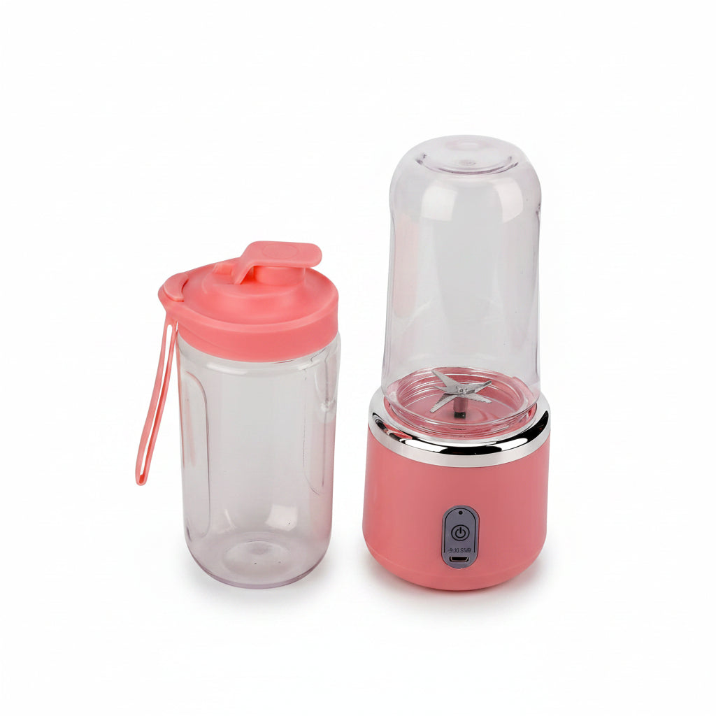 Portable Small Juicer Blender With Water Bottle  Cup (2 Pc Set)