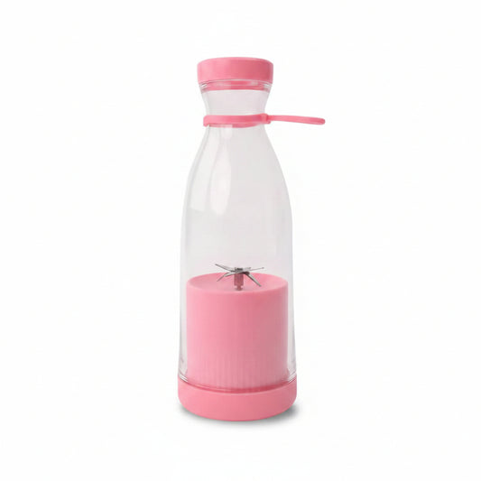 5334a Blender Portable Juicer For Smoothie  Juice  Vegetable Shakes With 6 Blades Wireless Charging Mini Personal Size Mixer Bottle Grinder 420 Ml Multicolor