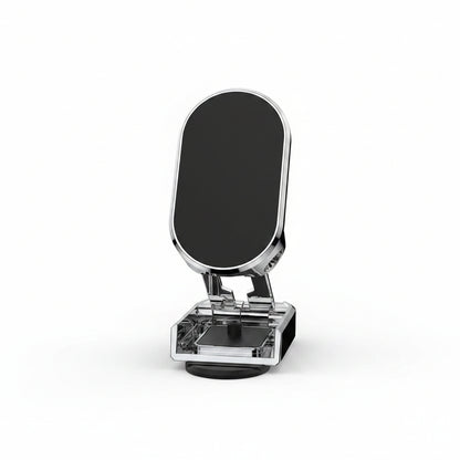 6102 360 Degree Rotating Magnetic Car Phone Holder  Metal Folding Car Phone Holder  New Alloy Folding Magnetic Car Phone Holder (Pack Of 1)